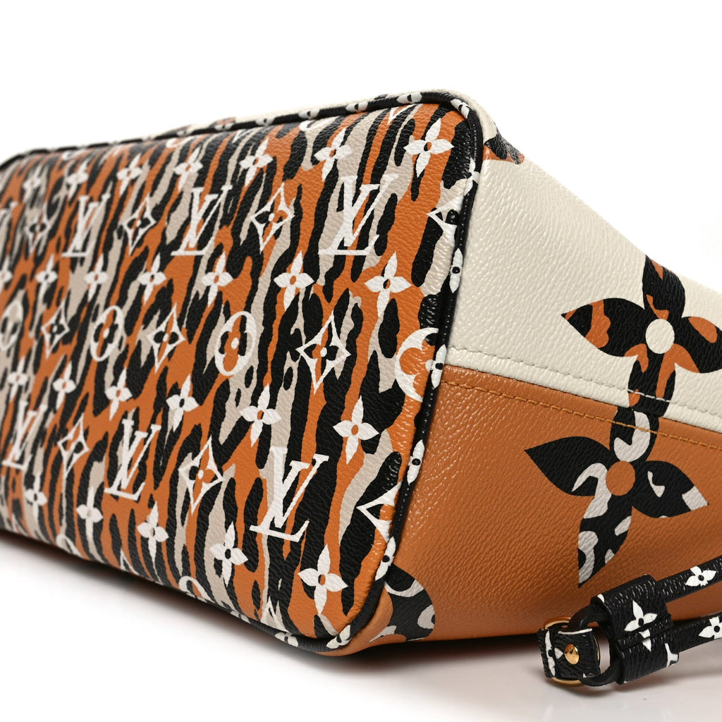 Monogram Giant Jungle Neverfull MM Ivory
