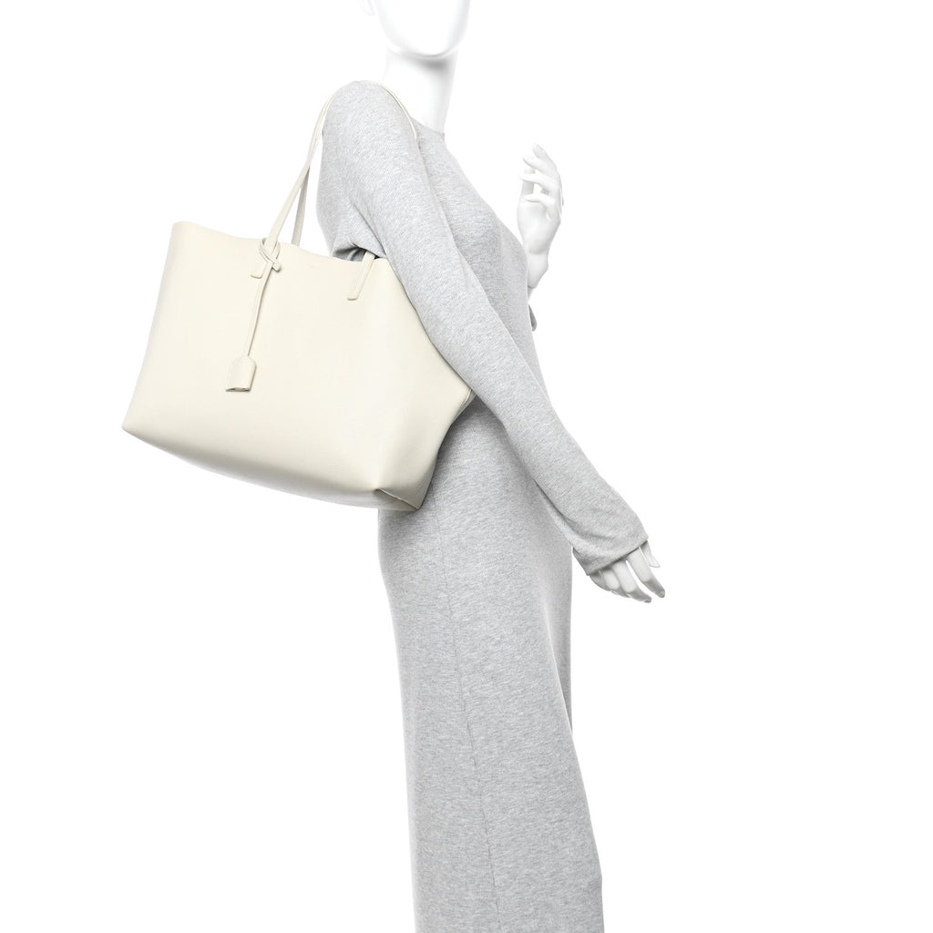 Calfskin Large Shopping Tote Porcellana