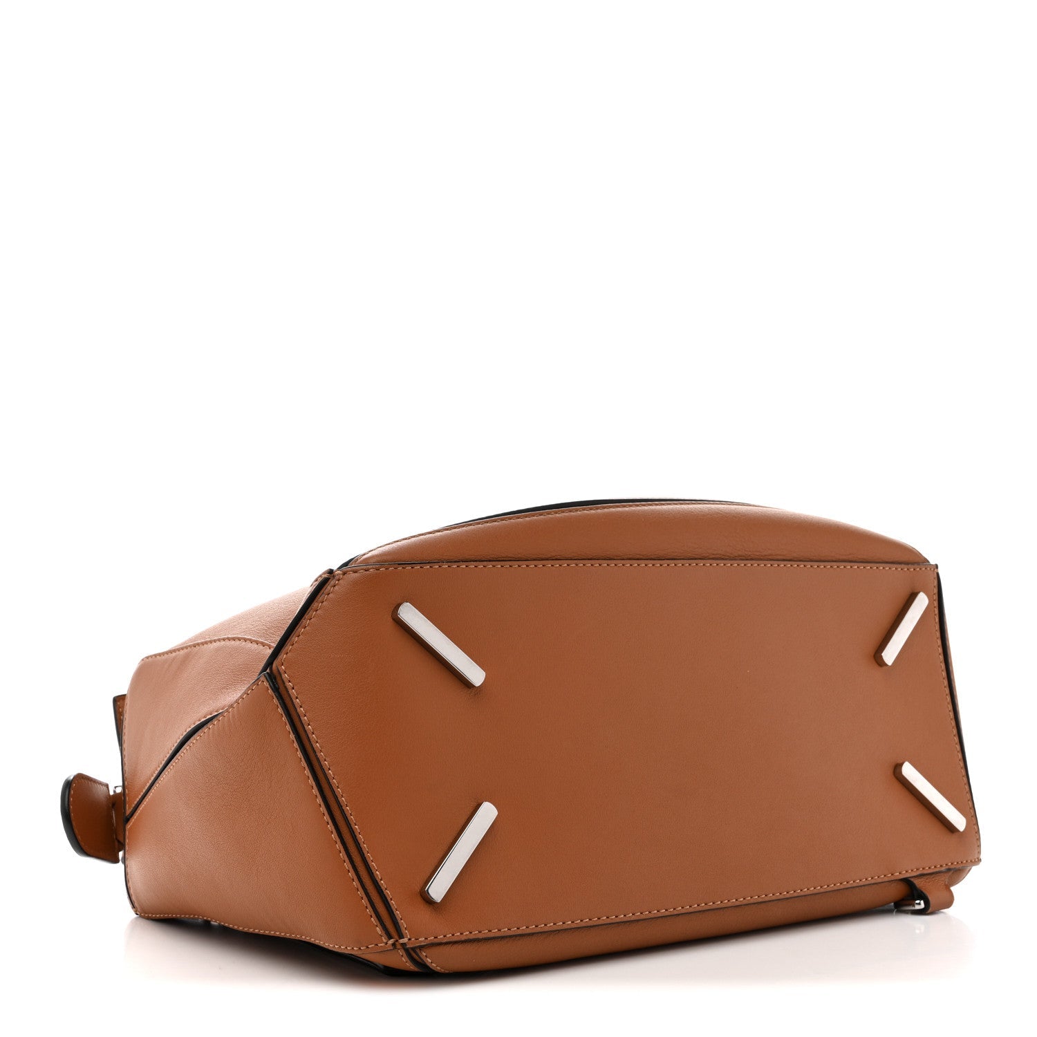 Calfskin Medium Puzzle Bag Tan