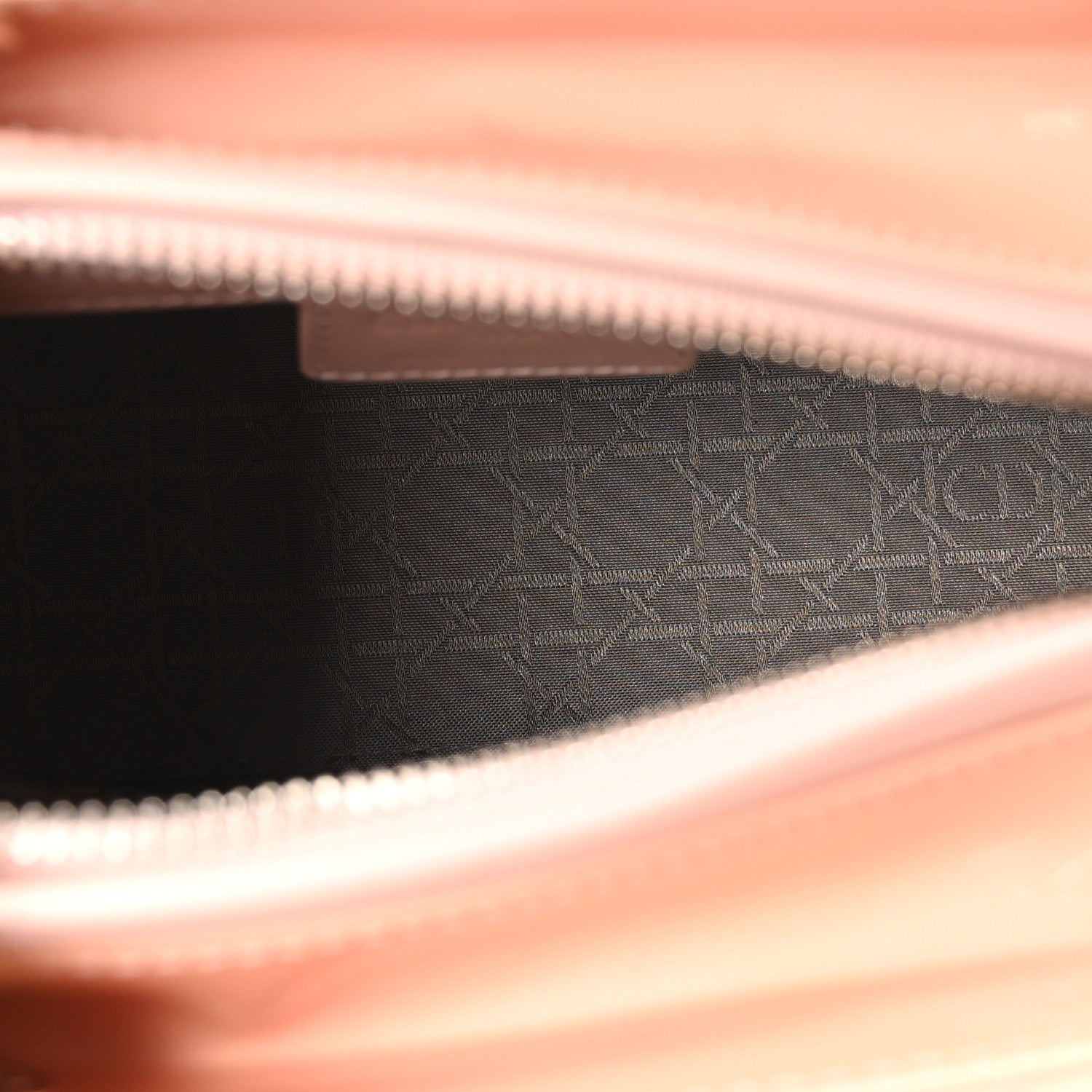 Patent Cannage Medium Lady Dior Light Pink