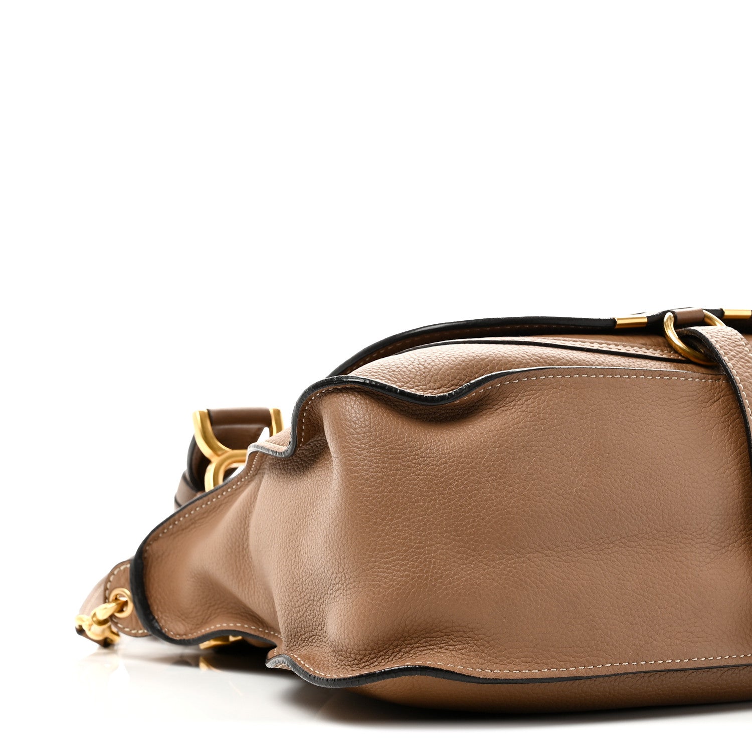 Calfskin Medium Marcie Satchel Nut
