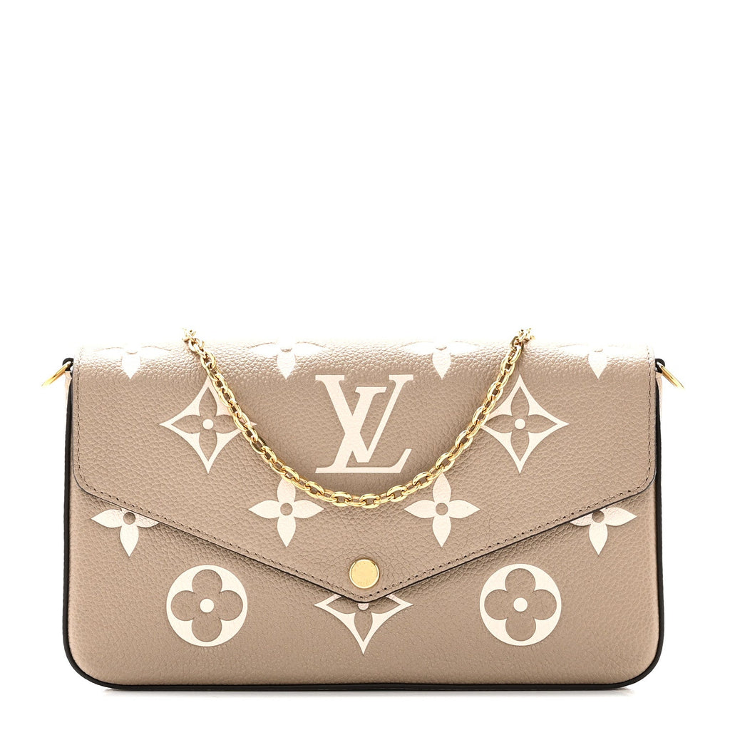 Empreinte Monogram Giant Felicie Pochette Tourterelle Creme