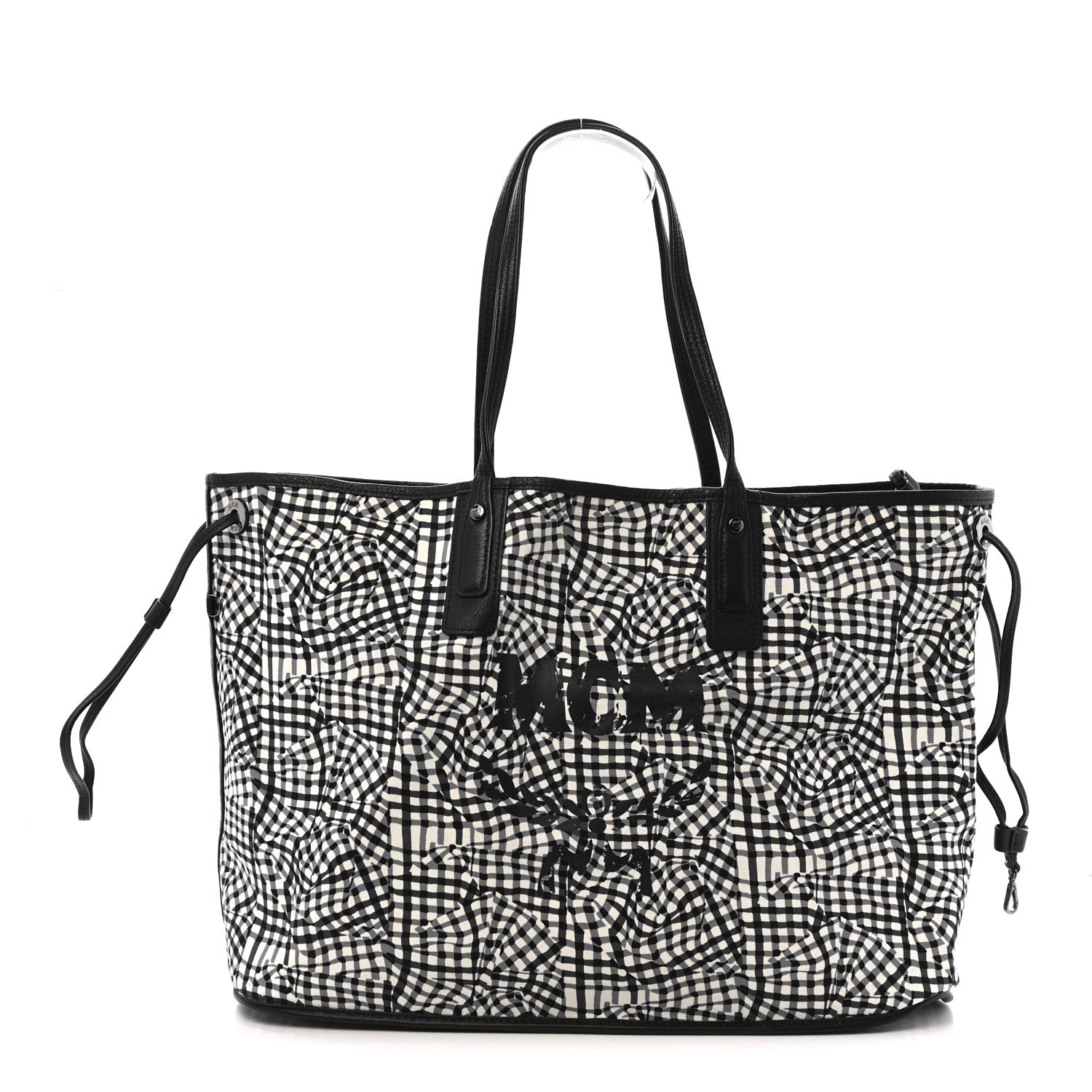 Visetos Large Liz Reversible Shopper Tote Black