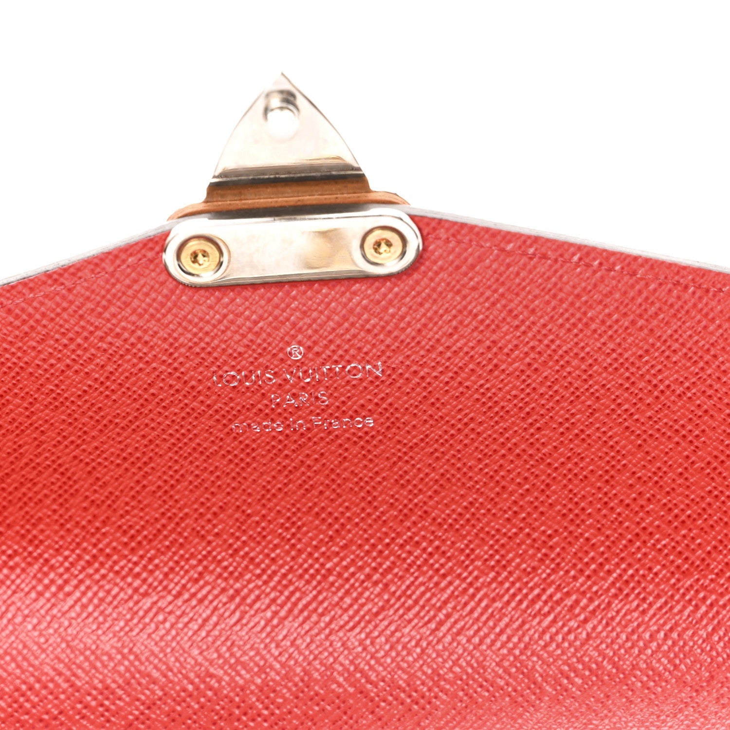 Monogram Tribal Mask Chain Wallet Rouge