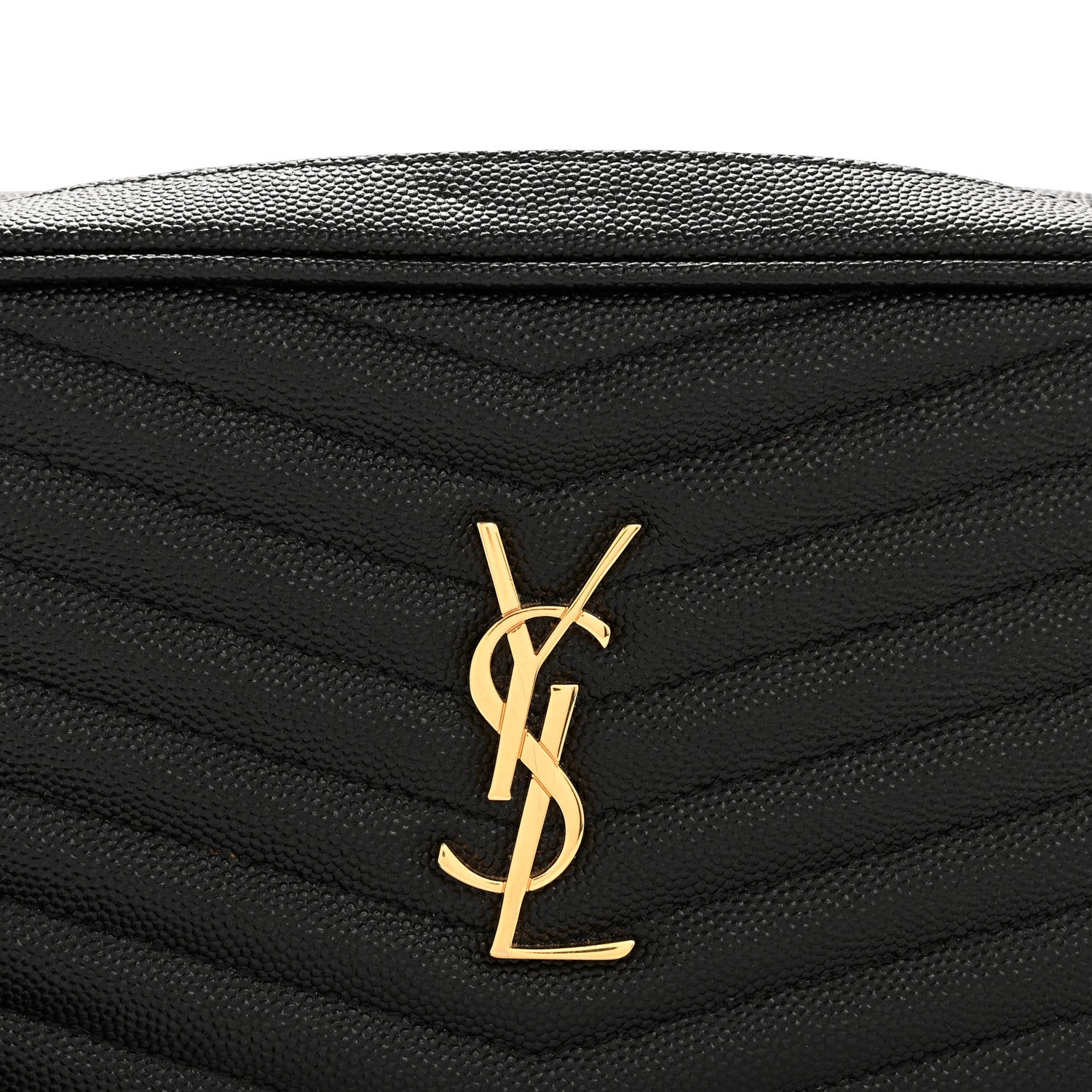 Grain De Poudre Matelasse Monogram Mini Lou Camera Bag Black