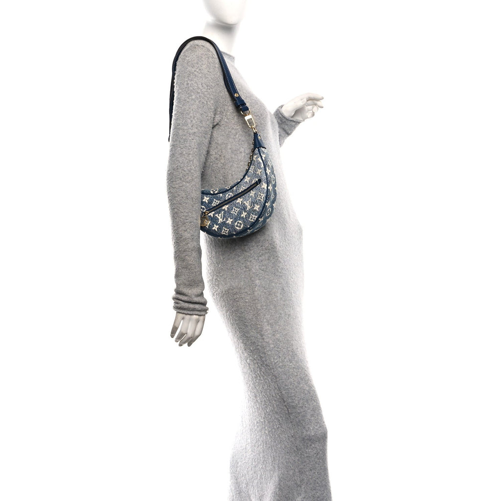 Monogram Jacquard Denim Loop Bleu