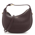 Supple Grained Calfskin Teen Lulu Shoulder Bag Deep Burgundy