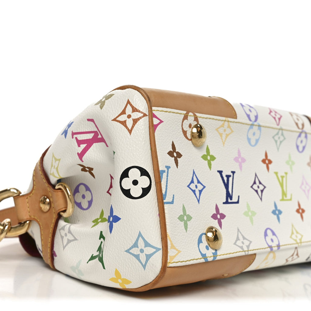 Monogram Multicolor Beverly MM White