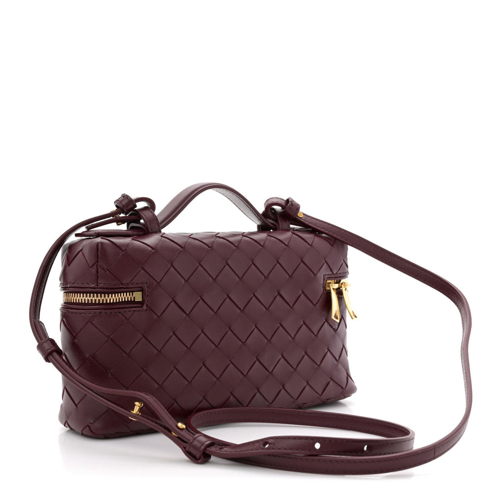 Nappa Intrecciato Bang Bang Vanity Case Barolo