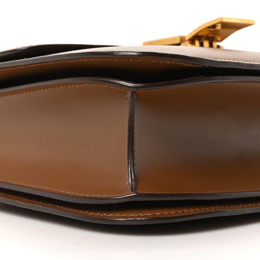 Calfskin Medium Classic Box Flap Bag Light Camel