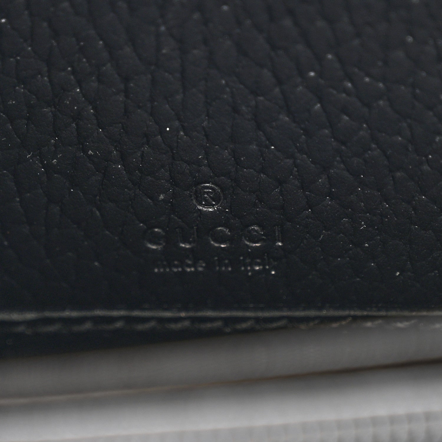 Dollar Calfskin GG Supreme Monogram GG Marmont Zip Around Wallet Black Beige Ebony