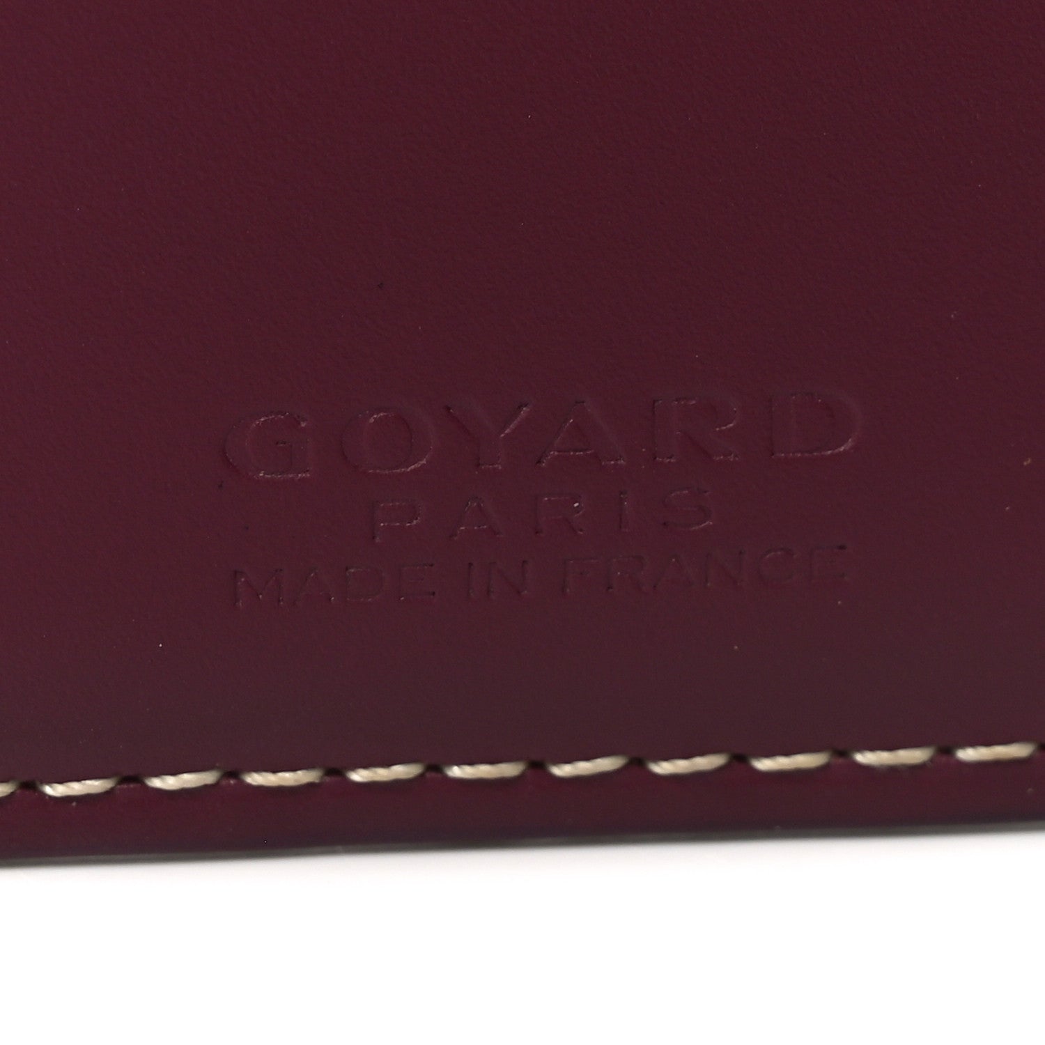 Goyardine Bi-Fold Victoire PM Wallet Burgundy