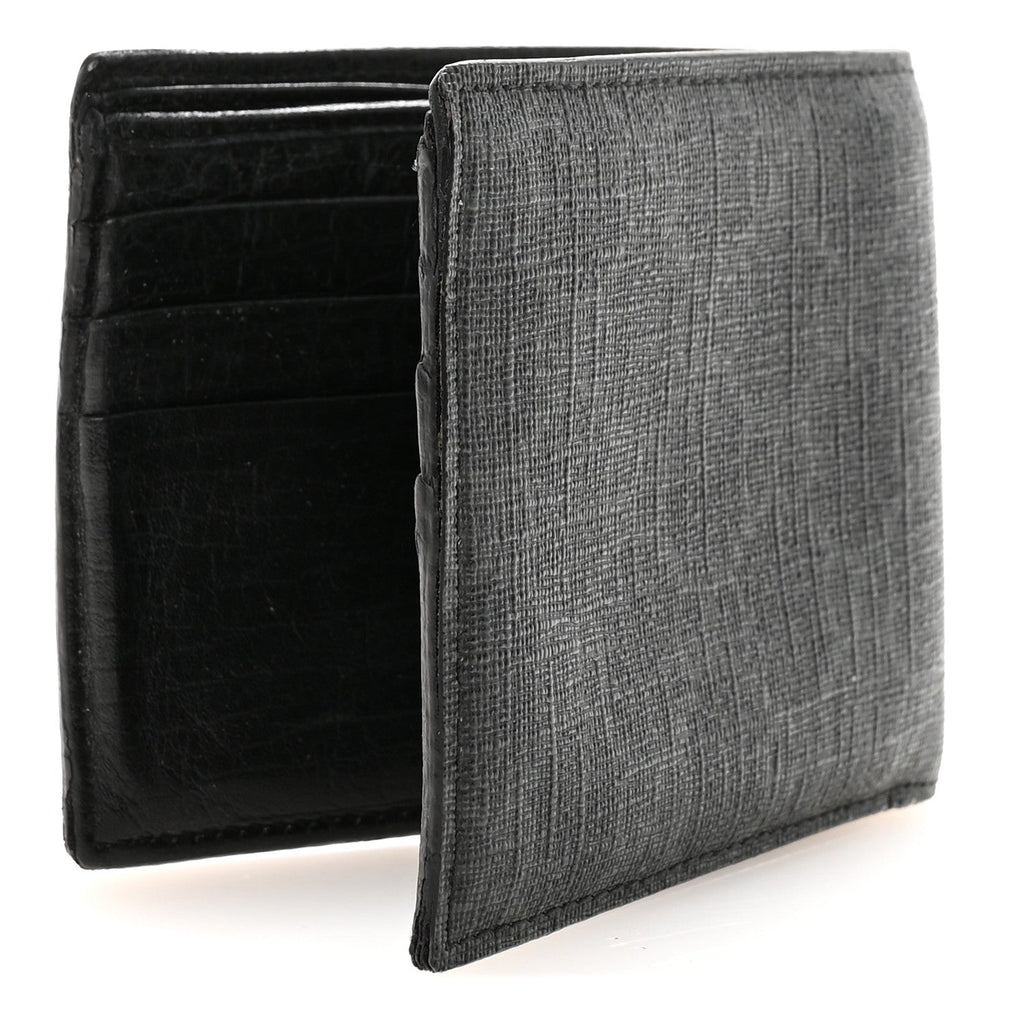 GG Supreme Monogram Bi-Fold Wallet Black