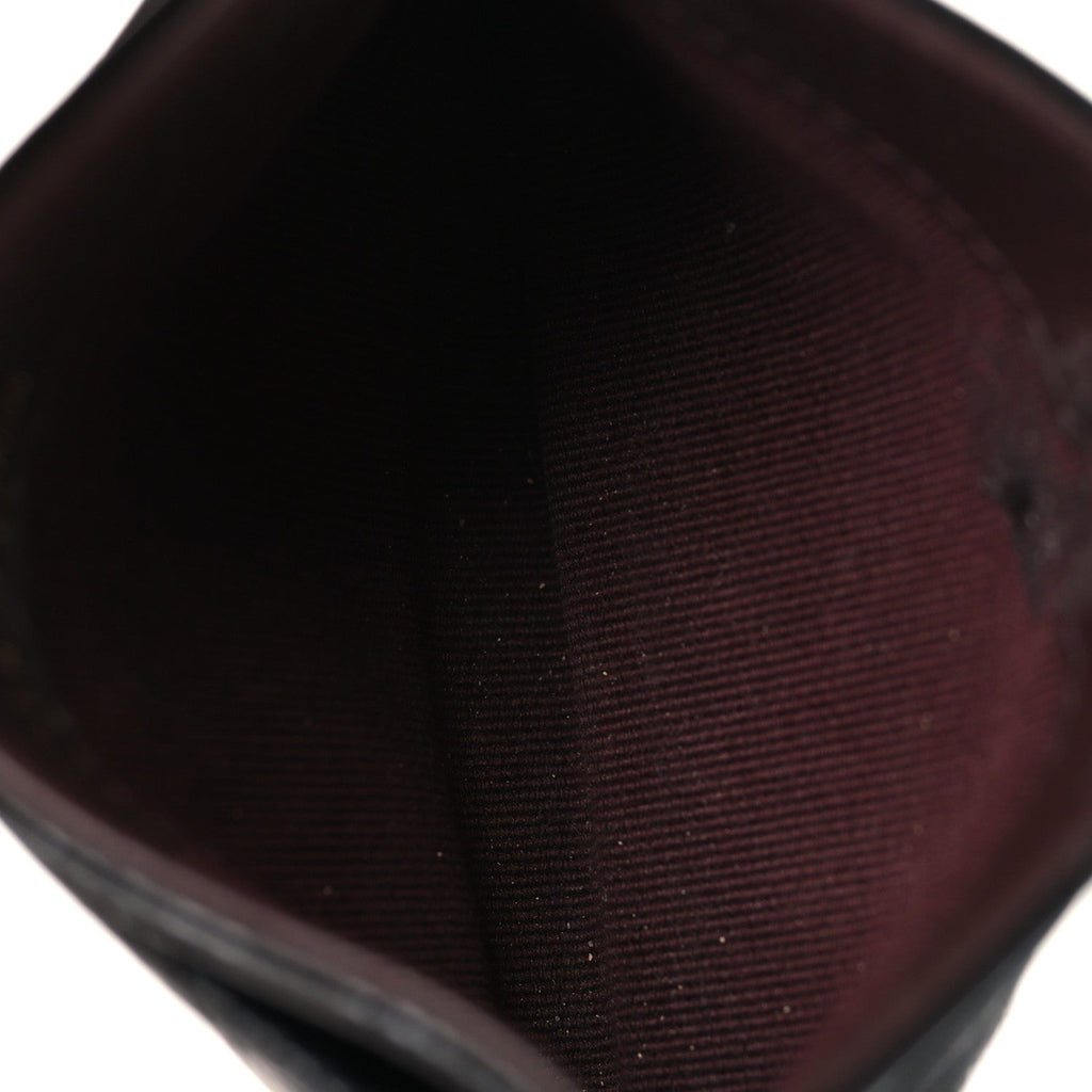 Caviar Quilted  Holder Black