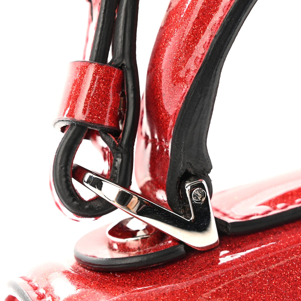 Glitter Patent Mini Boxyz Red