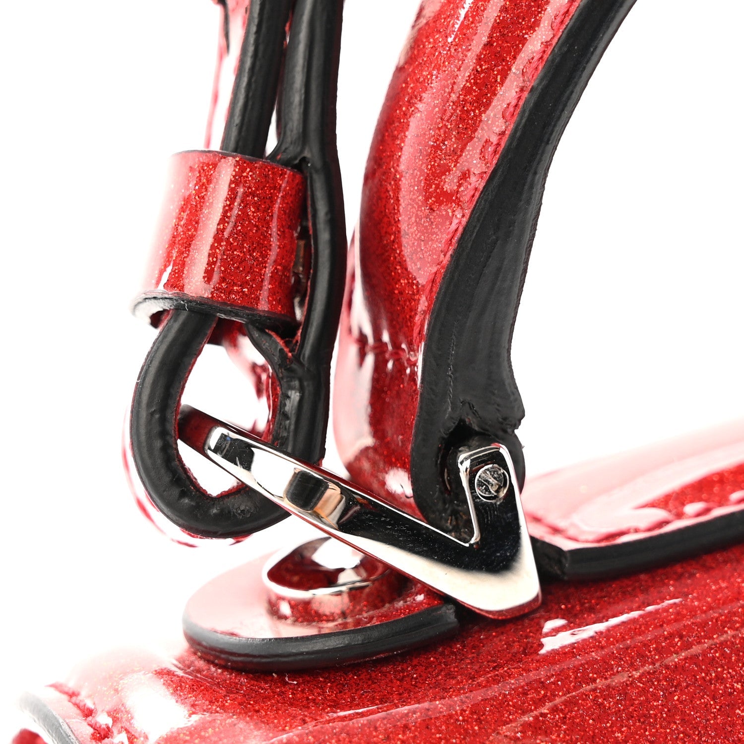 Glitter Patent Mini Boxyz Red