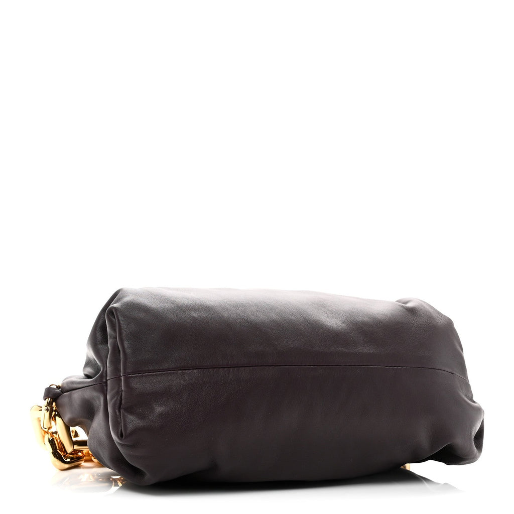 Calfskin The Pouch Chain Grape