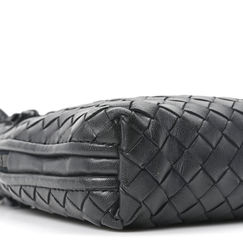 Nappa Intrecciato Nodini Bag Black