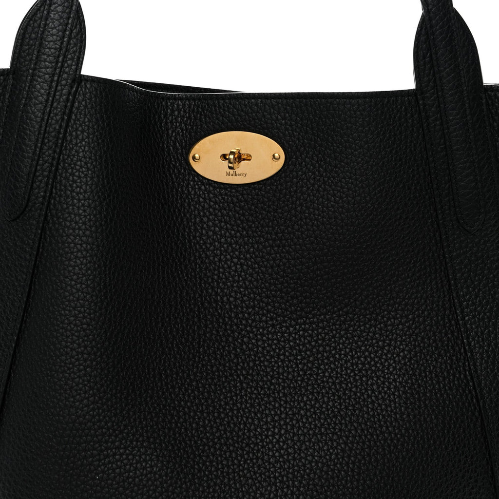 Heavy Grain Bayswater North South Tote Black