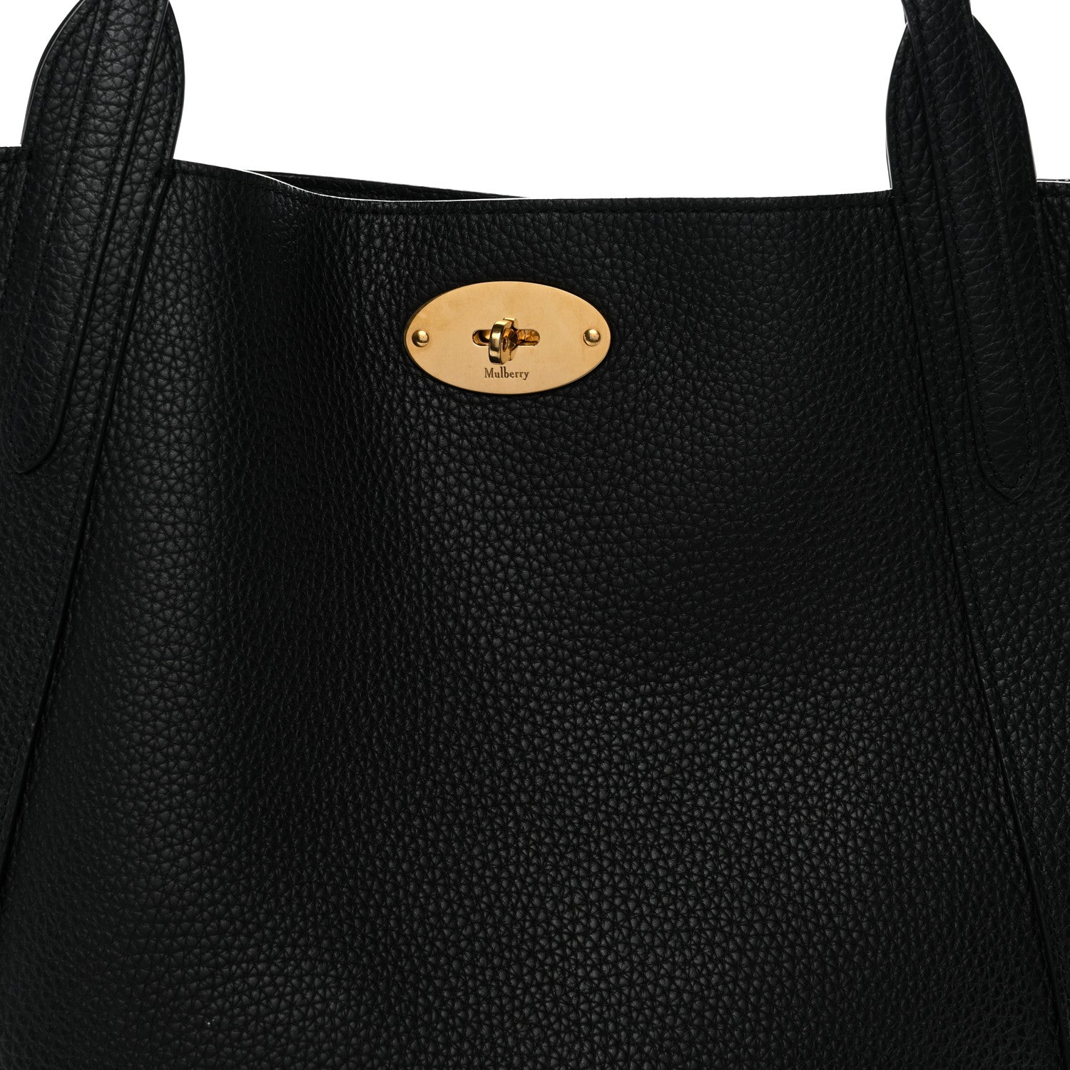 Heavy Grain Bayswater North South Tote Black