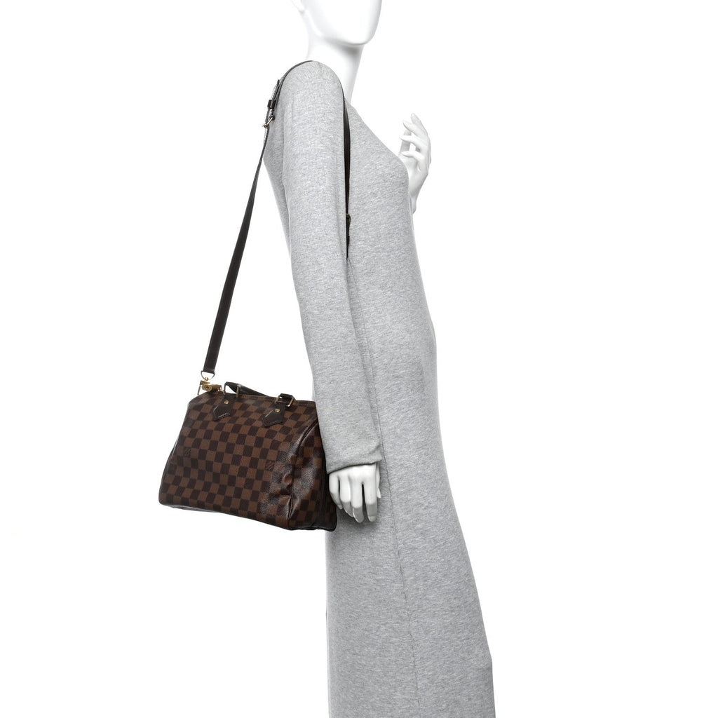 Damier Ebene Speedy Bandouliere 25