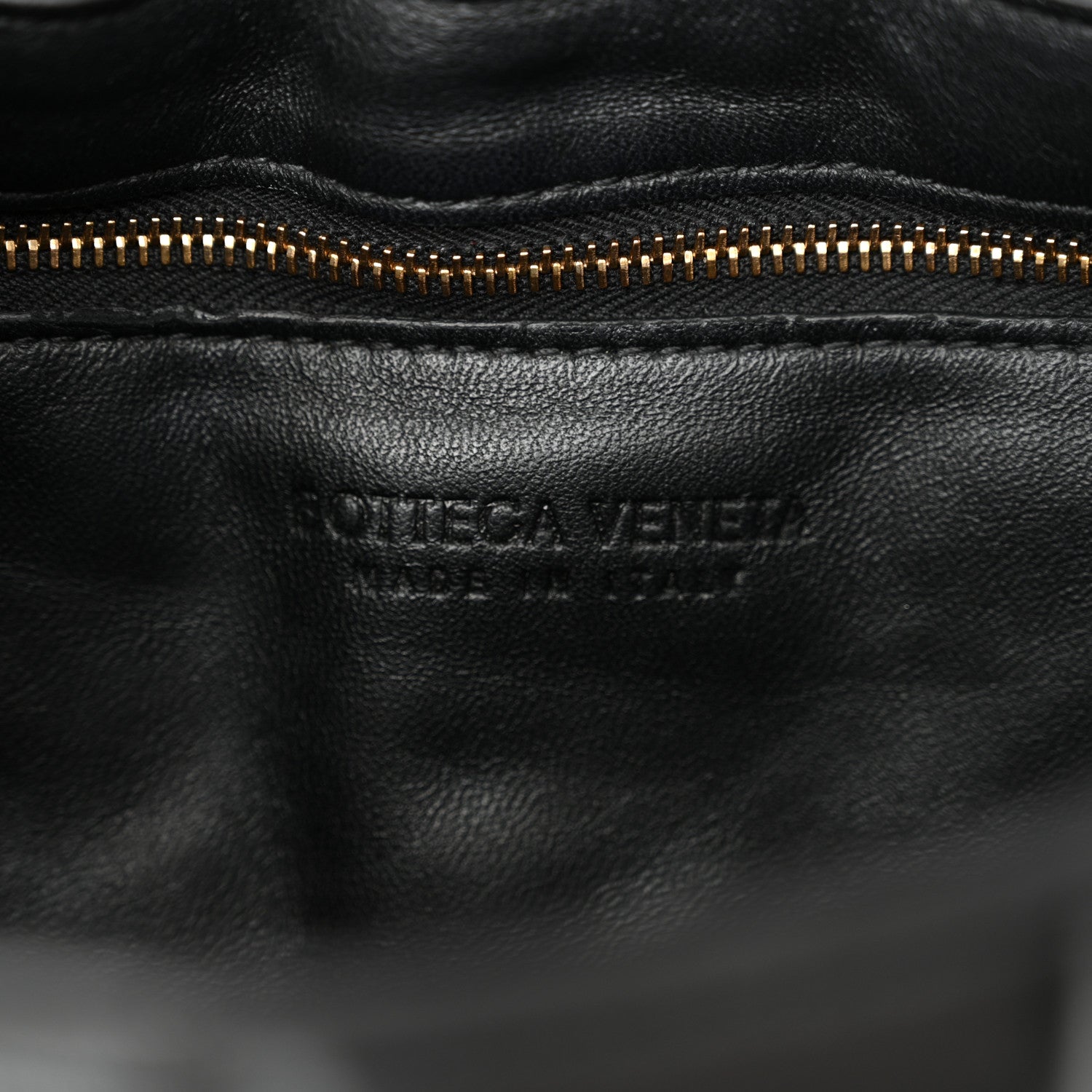 Nappa Maxi Intreccio Padded Cassette Crossbody Bag Black