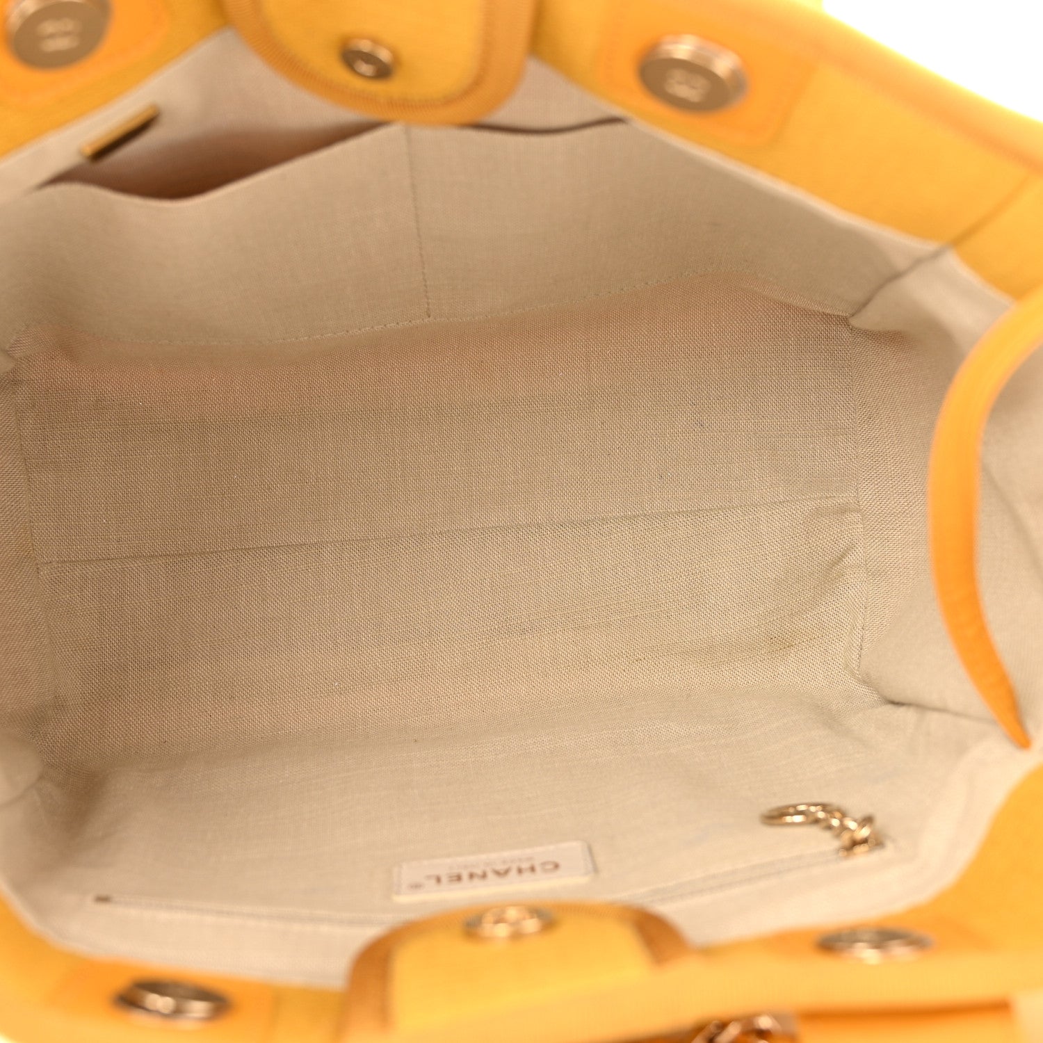 Mixed Fibers Small Deauville Tote Yellow