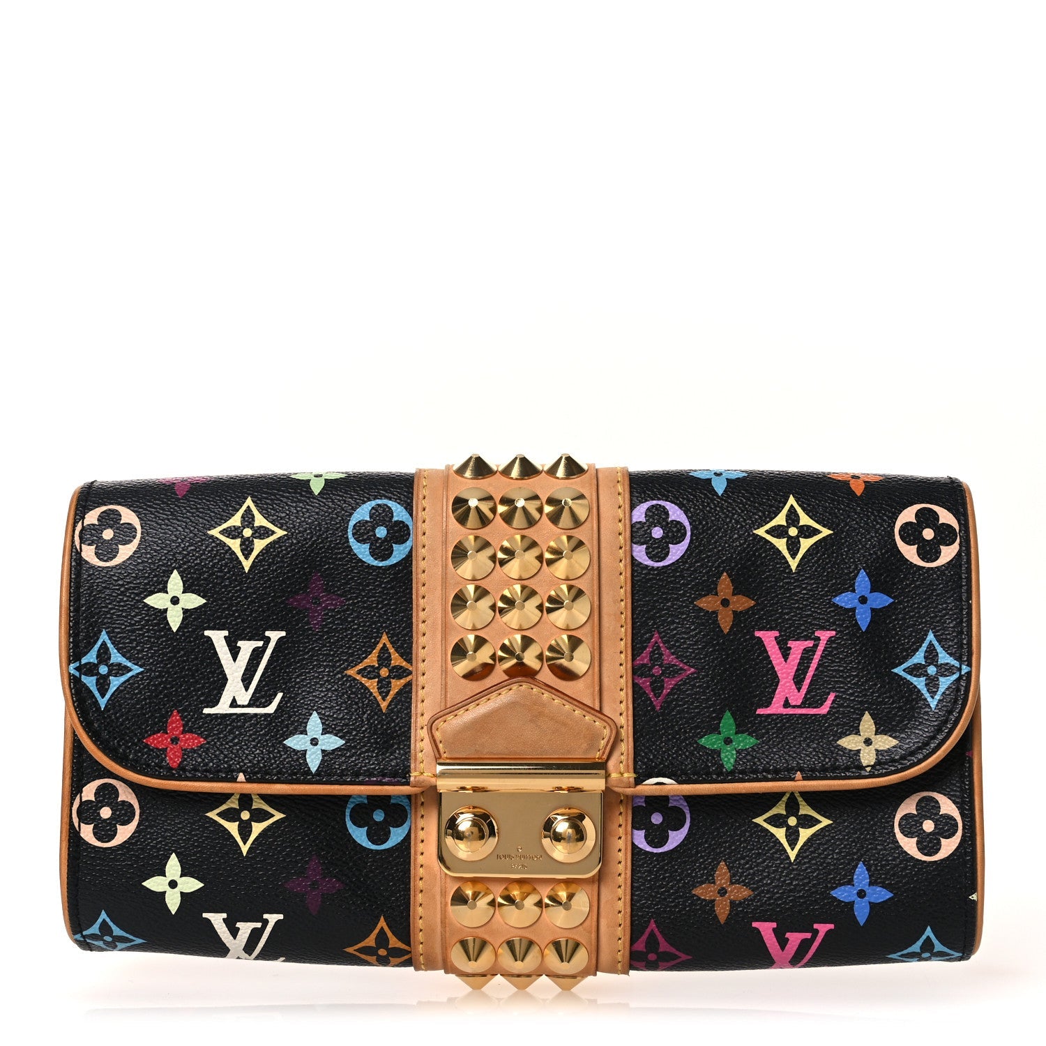 Monogram Multicolor Courtney Clutch Black