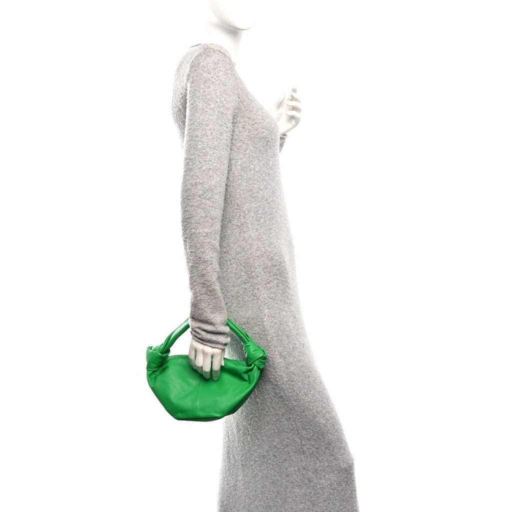 Nappa Mini Double Knot Bag Parakeet