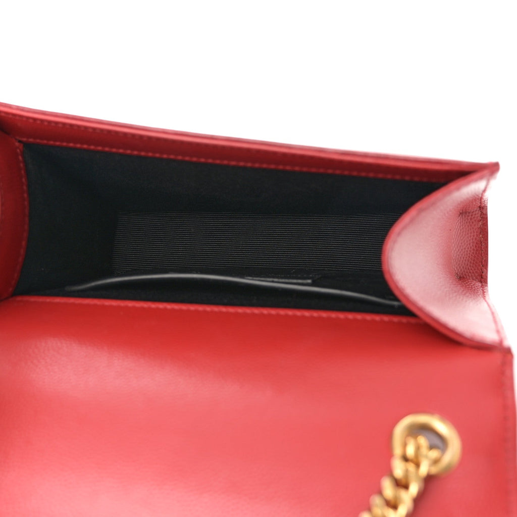 Grain De Poudre Small Monogram Kate Satchel Red