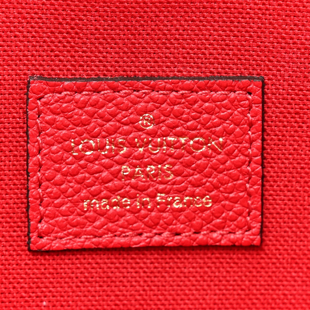 Empreinte Pochette Felicie Chain Wallet Scarlet