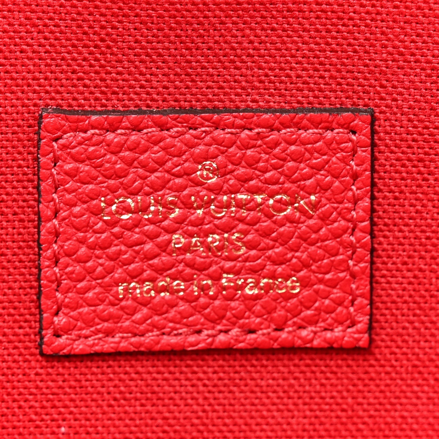 Empreinte Pochette Felicie Chain Wallet Scarlet