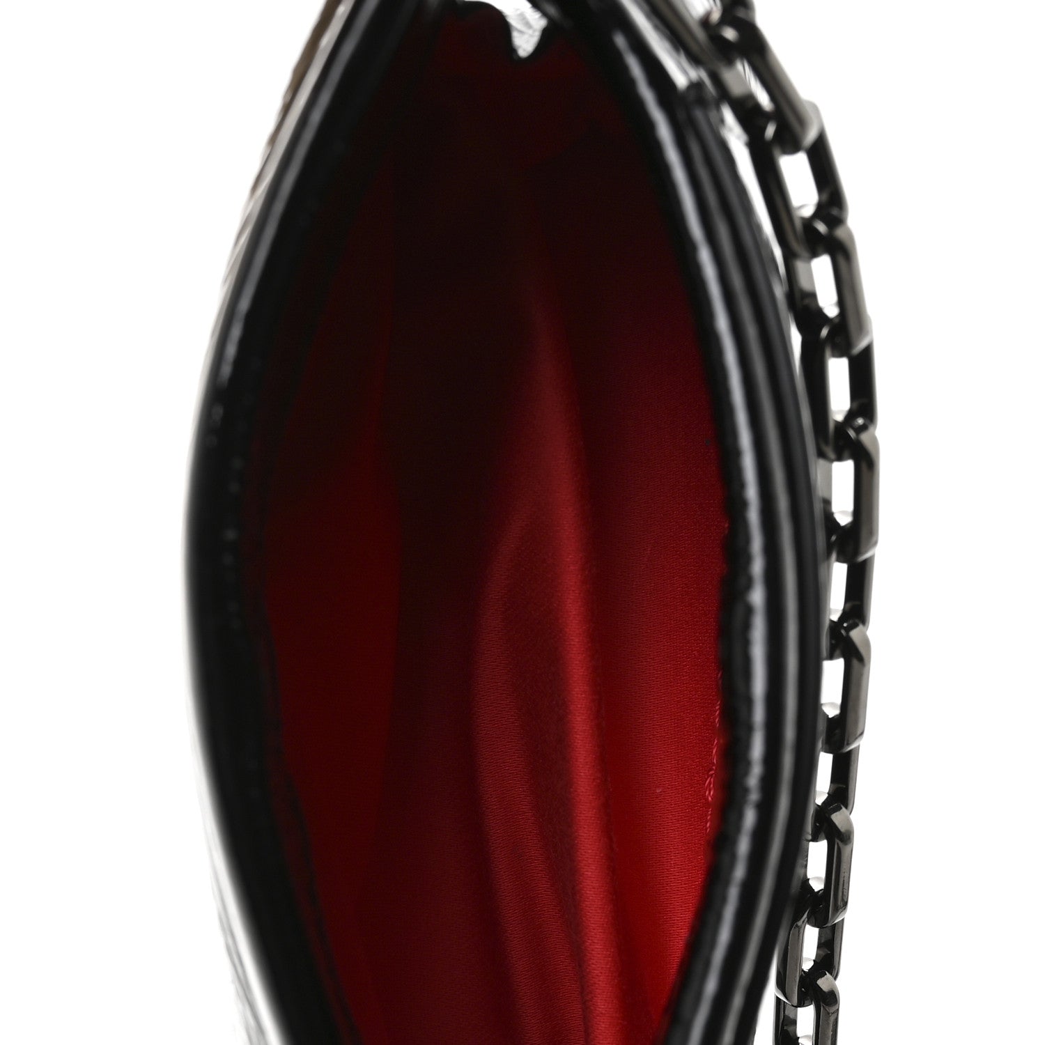 Patent Vog Small Loubitwist Clutch Black