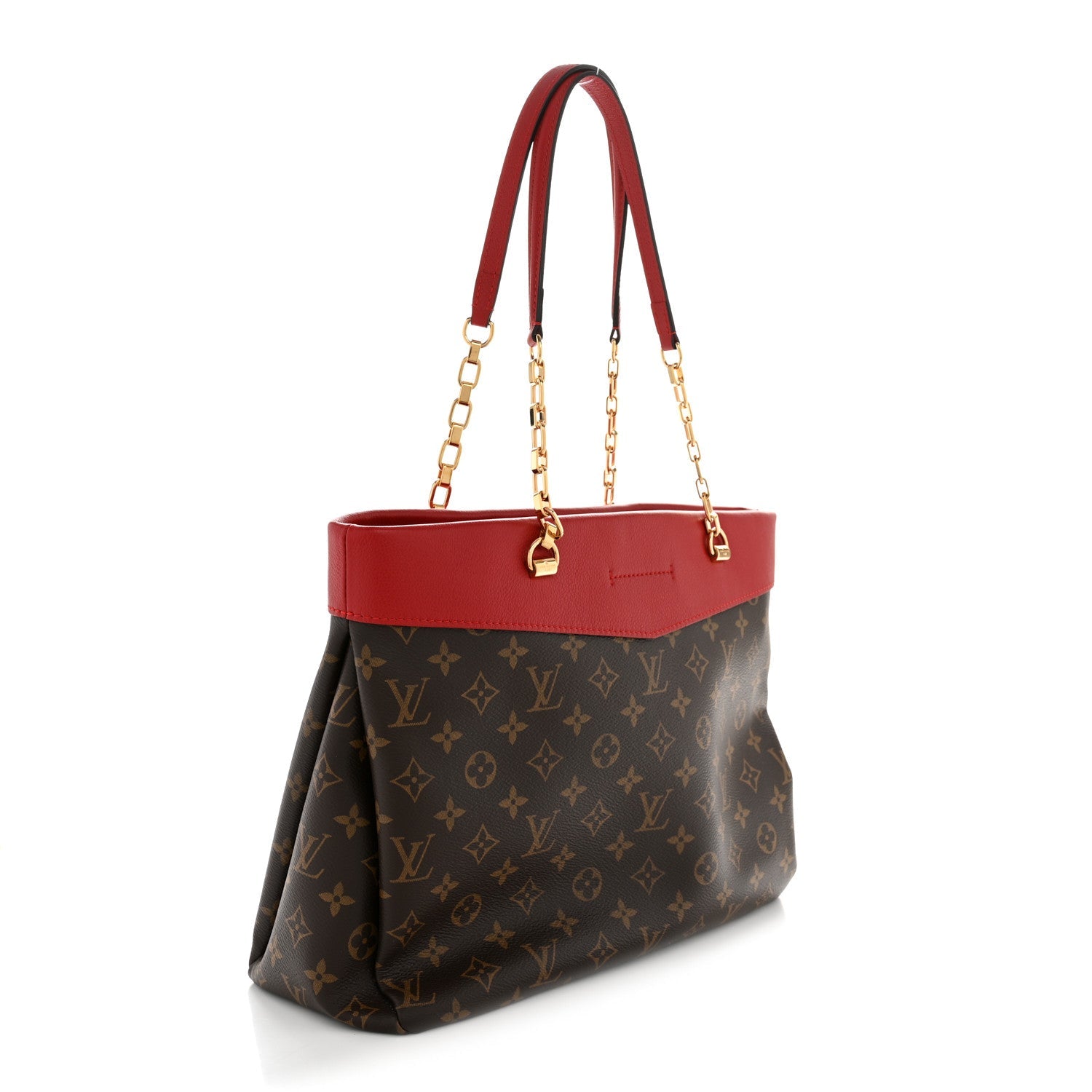 Monogram Pallas Shopper Cherry