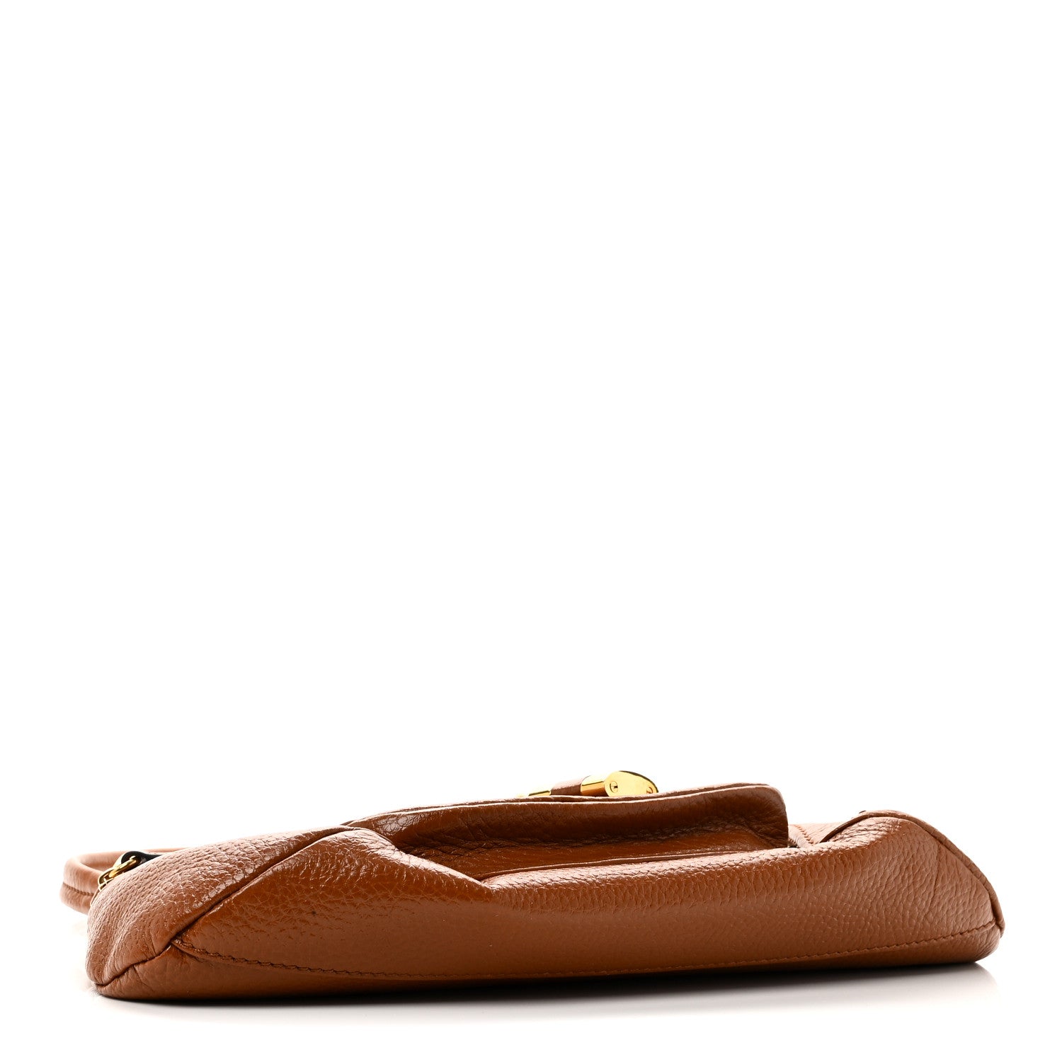 Grained Calfskin The 99 Shoulder Bag Clay Brown