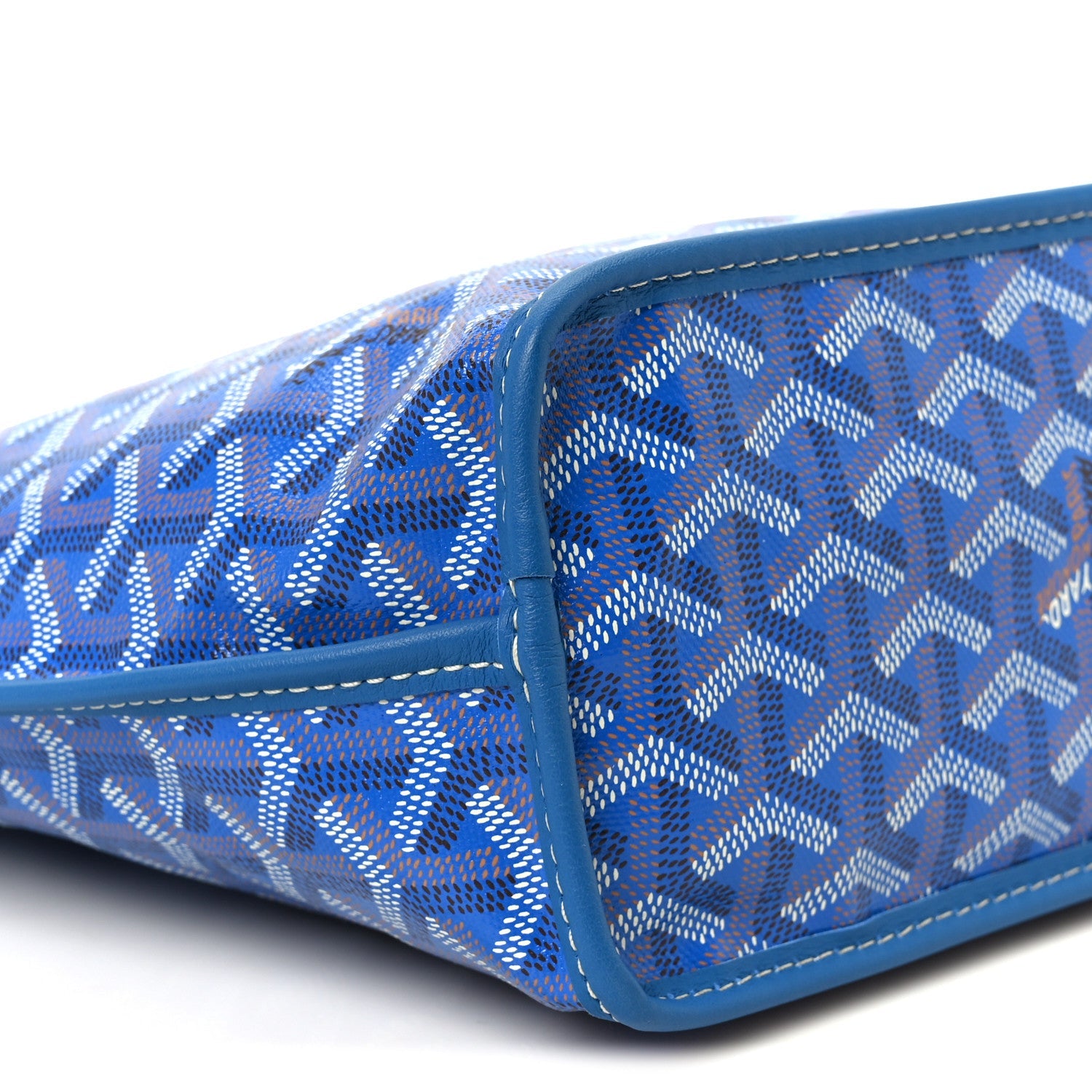 Goyardine Reversible Mini Anjou Sky Blue