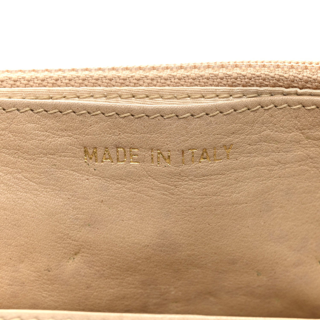 Caviar Timeless CC Wallet on Chain WOC Beige