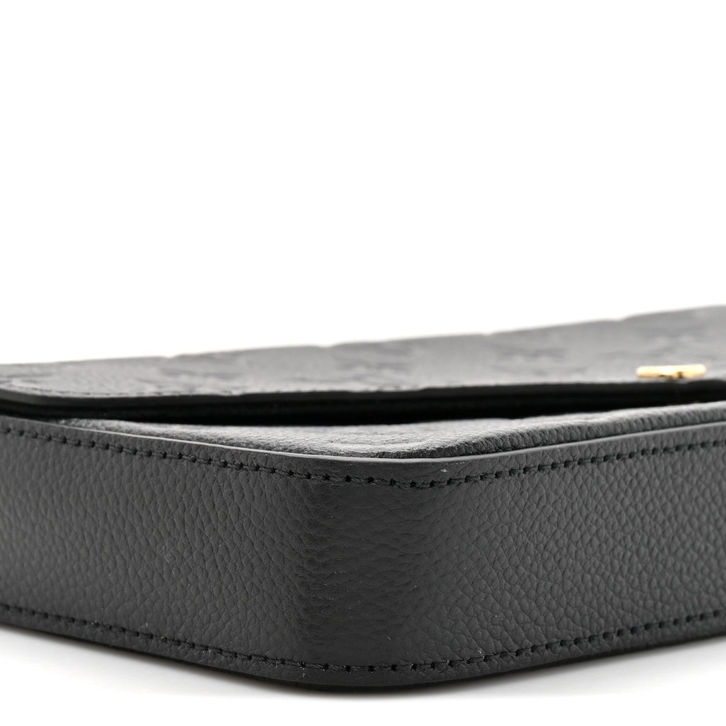 Empreinte Pochette Felicie Chain Wallet Black
