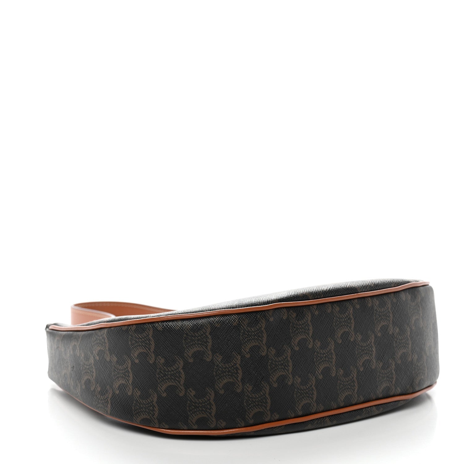 Triomphe Canvas Calfskin Ava Shoulder Bag Tan