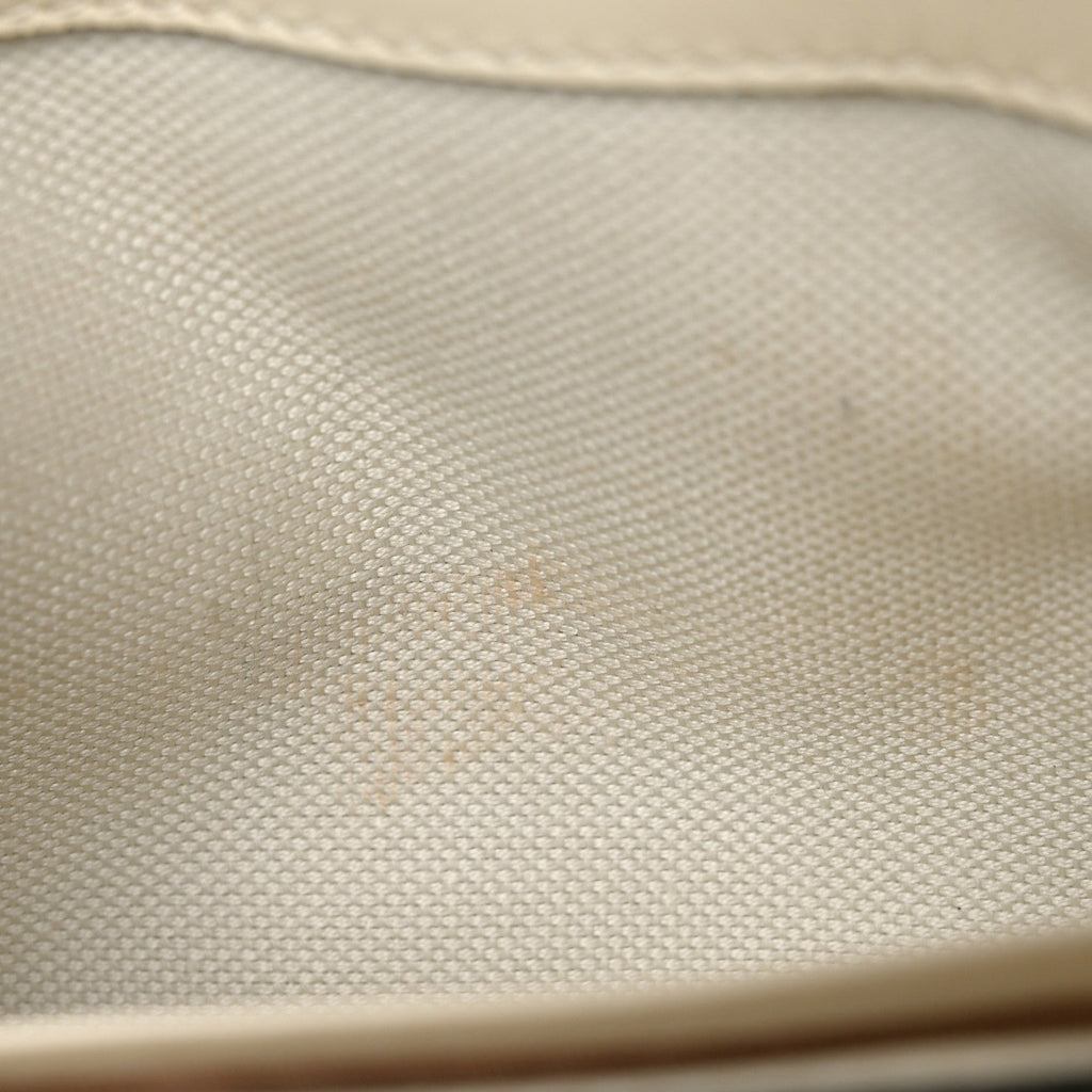 Calfskin Matelasse Double G Studs Mini Torchon GG Marmont Shoulder Bag White