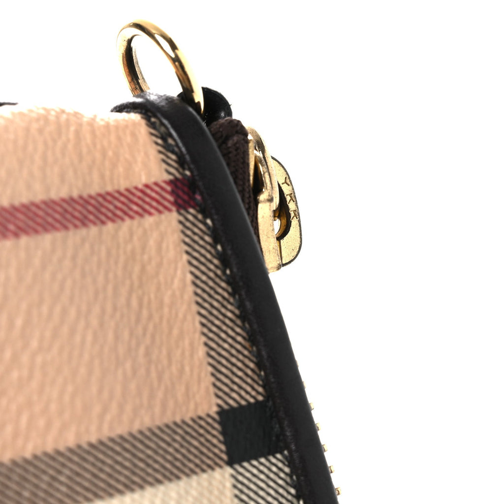 Haymarket Check Clara Pochette Chocolate