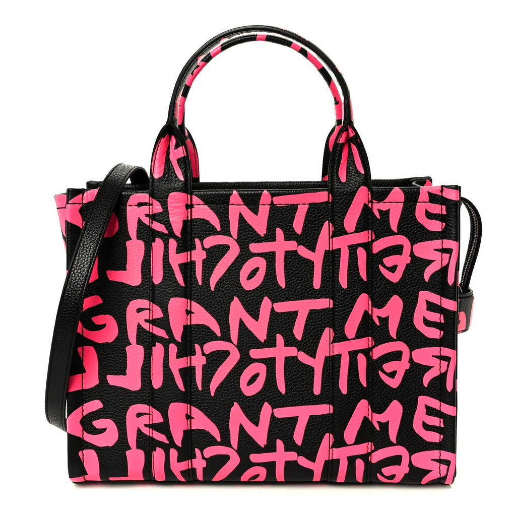 X STEPHEN SPROUSE Grained Calfskin Medium The Tote Bag Pink