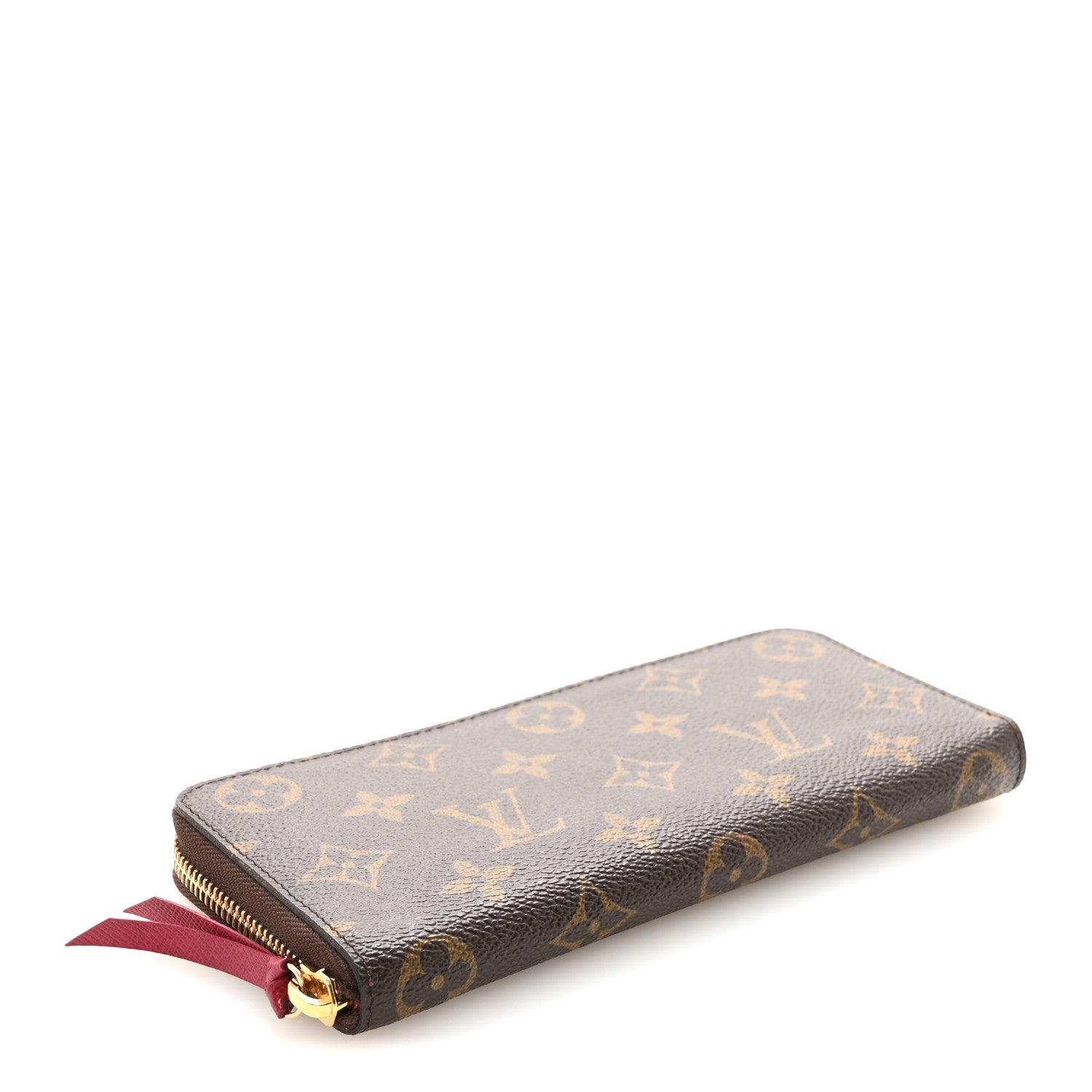 Monogram Clemence Wallet Fuchsia