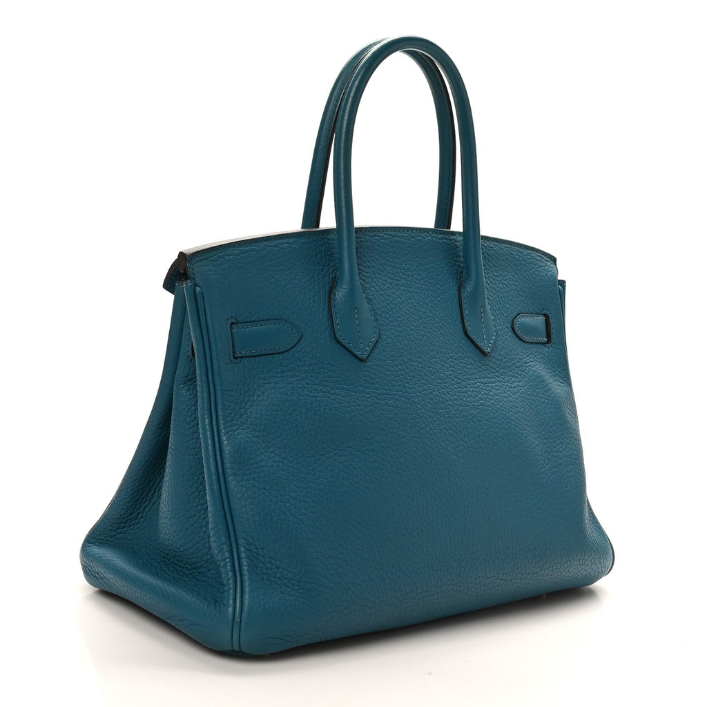 Togo Birkin 30 Bleu Izmir