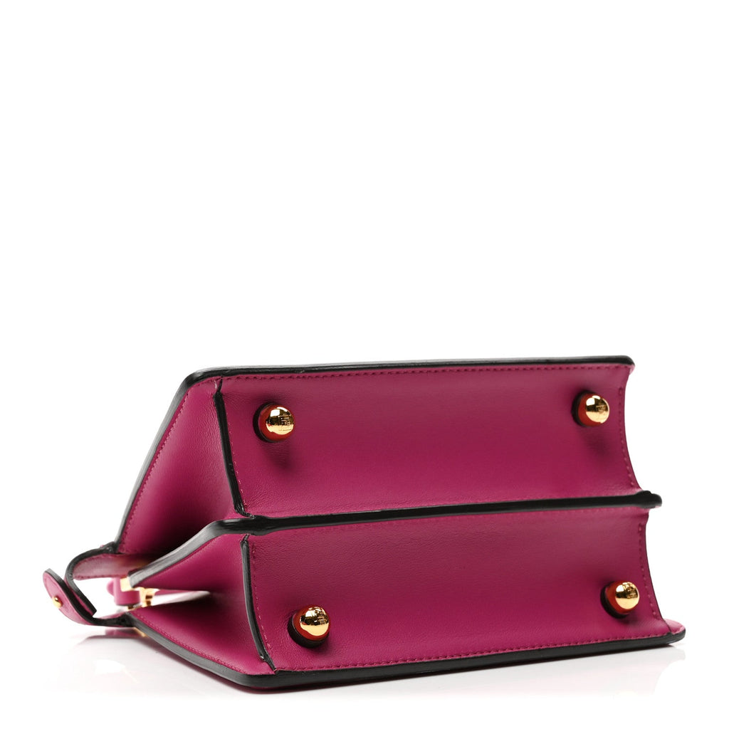 Shiny Nappa Petite Peekaboo I SEE U Satchel Ciclamino Pilar