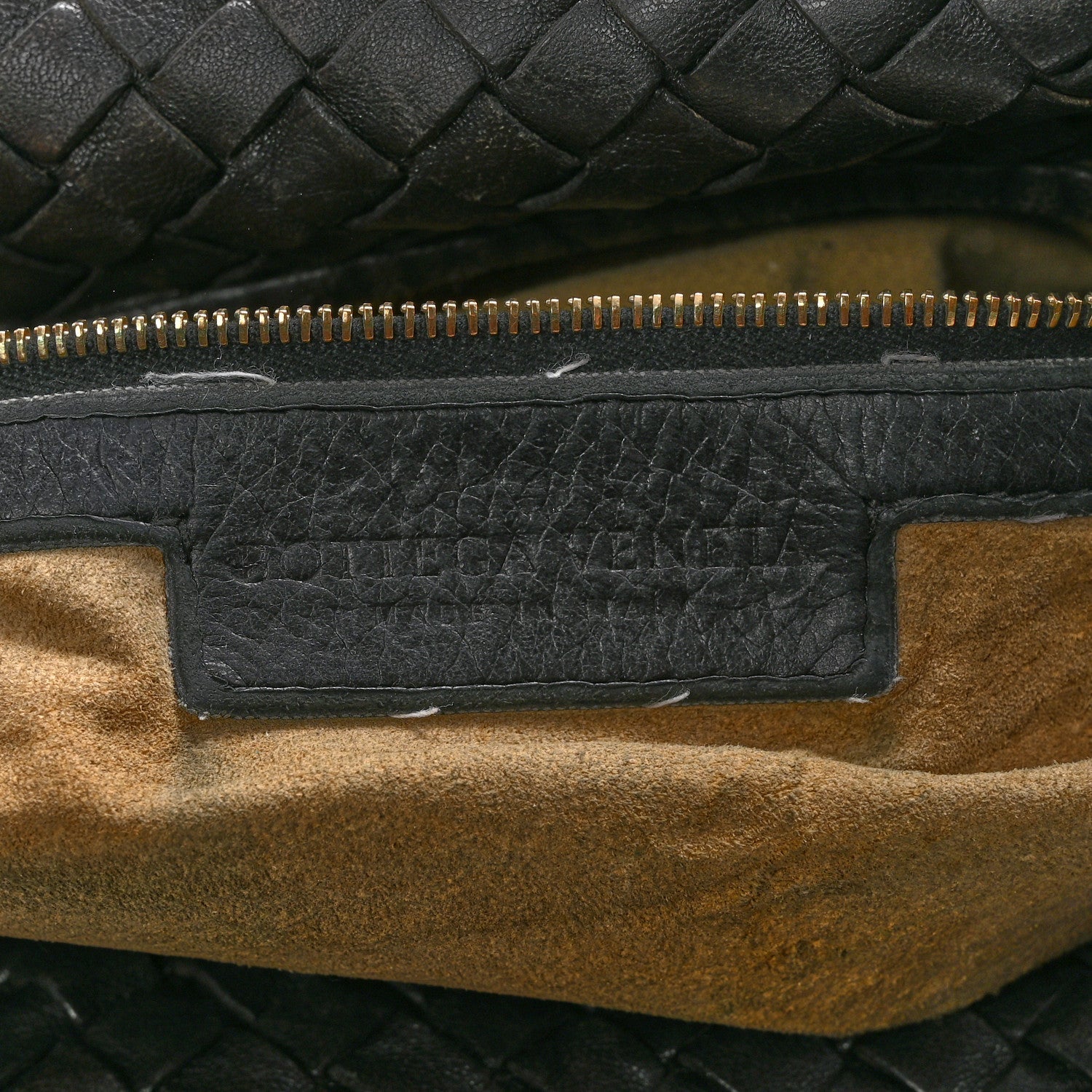 Nappa Intrecciato Large Veneta Hobo Black