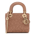 Lambskin Gathered Mini Lady Dior Fard