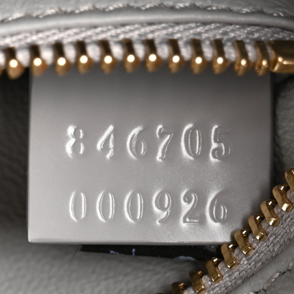 Calfskin Siena Shoulder Bag Grey