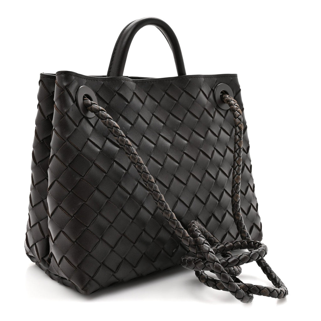 Nappa Intrecciato Small Andiamo Shoulder Bag Fondant