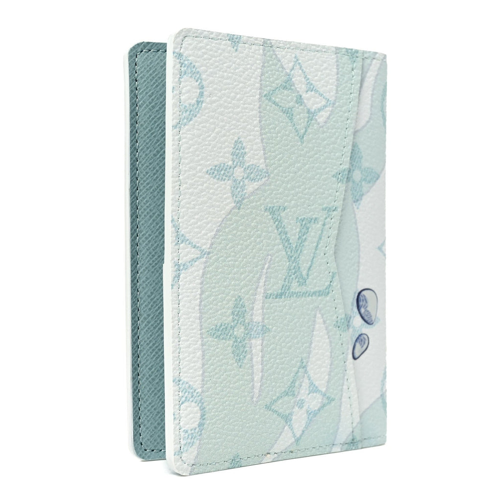 Monogram Aquagarden Pocket Organizer NM Crystal Blue